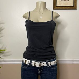Victoria’s Secret Y2k Vintage The Tee Shop Bra Top Black Cami Top